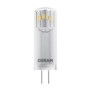 2 becuri led osram pin g4 1.8w (20w) 200 lm lumina calda (2700k)