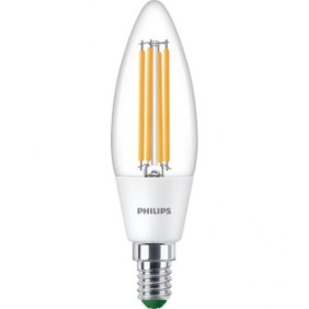 Bec led philips classic b35 ultra efficient light e14 2.3w (40w) 485 lm lumina calda