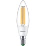 Bec led philips classic b35 ultra efficient light e14 2.3w (40w) 485 lm lumina calda