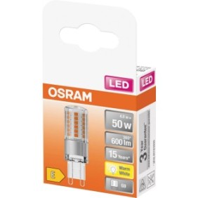 Bec led osram pin g9 4.8w (50w) 600 lm lumina calda (2700k)