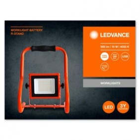 Proiector led portabil (lampa de lucru) ledvance worklight battery r- stand 10w 5v 900 lm