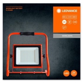 Proiector led portabil (lampa de lucru) ledvance worklight battery r- stand 30w 5v 3000 lm