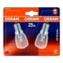 2 becuri incandescente pentru cuptor osram t26 e14 25w 140 lm lumina calda (2700k)