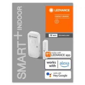 Senzor de contact ledvance smart+ wifi 72x31x24mm alb baterie reincarcabila prin cablu usb-c inclus autonomie