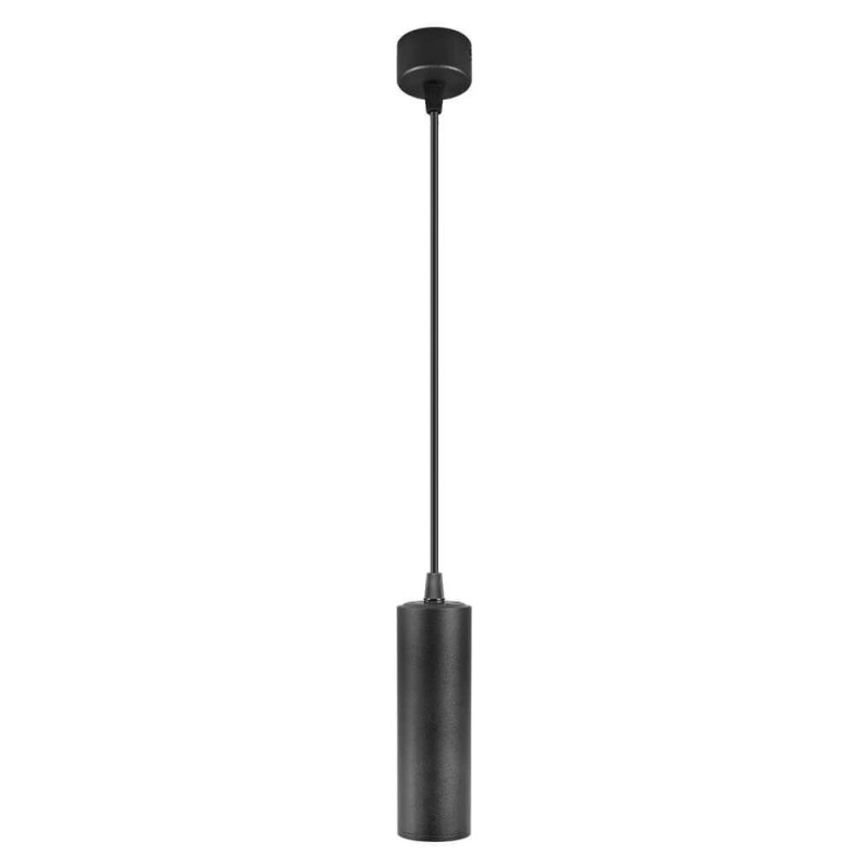 Pendul vivalux black lux gu10 max. 35w ip20  Ø52x200mm cablu 0.8m negru bec neinclus