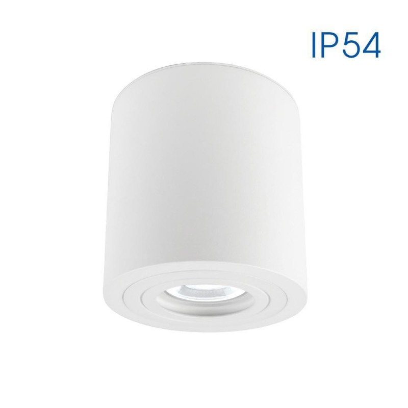 Spot vivalux round inez gu10 max. 35w ip54 Ø80x95mm alb bec neinclus