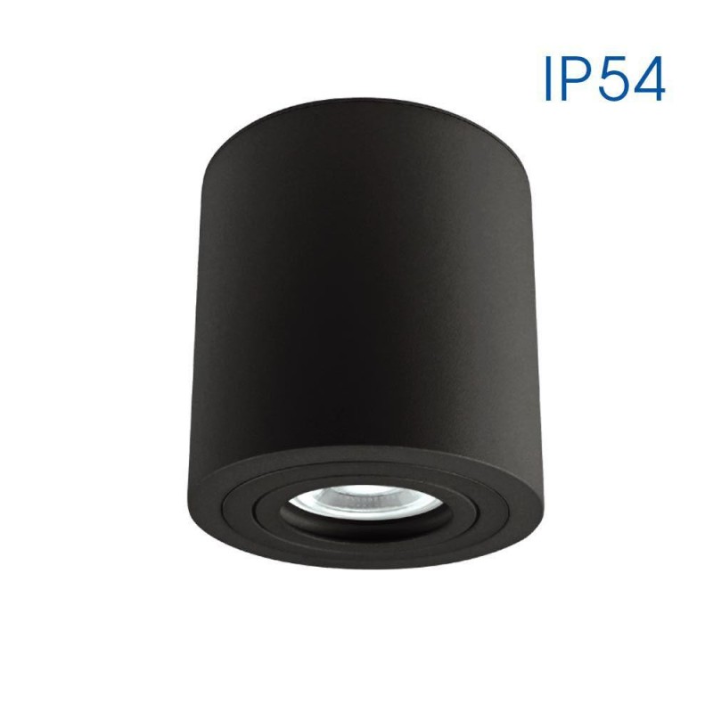 Spot vivalux round inez gu10 max. 35w ip54 Ø80x95mm negru bec neinclus