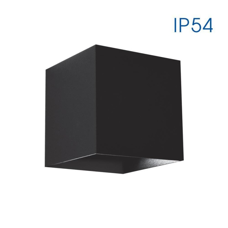 Aplica led vivalux square stark 6w 180 lm lumina neutra (4000k) 120° ip54 100x100x100mm 15000h