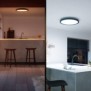 Plafoniera led philips hue aurelle bluetooth 24.5w 2450 lm lumina alba (2200-6500k) ip20 39.5cm aluminiu