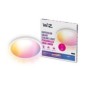 Plafoniera led rgb wiz superslim wi-fi control vocal 22w 2600 lm lumina alba si color