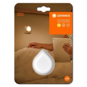 Lampa de veghe ledvance lunetta raindrop cu senzor de lumina 0.5w 15 lm lumina calda