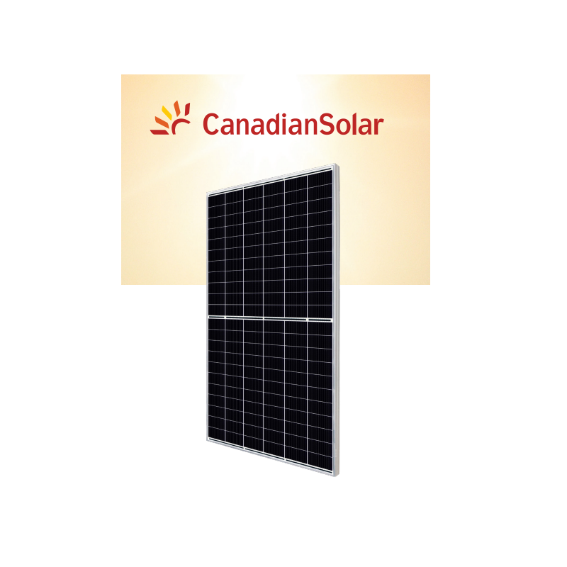Panou solar fotovoltaic monocristalin hiku7 mono perc cs6n-665ms silver frame max. 1500v lungime cablu 1400mm