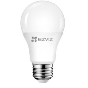 Bec led inteligent ezviz lb1 wi-fi e27 8w 806 lm lumina alba calda (2700k) clasa