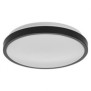 Plafoniera led pentru baie ledvance orbis disc black 18w 2200 lm lumina alba (3000-4000k) ip44