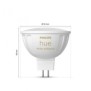 Bec led inteligent philips hue mr16 bluetooth gu5.3 12v 5.1w 400 lm lumina alba (2200-6500k)