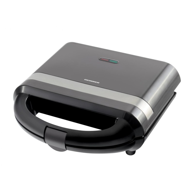 Sandwich maker heinner sm-h700bk placi grill fixe  antiadezive capacitate 2 sandwich-uri maner rece indicator luminos