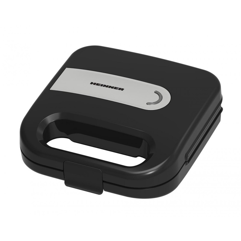 Sandwich maker heinner sm-k750fsbk putere: 750w capacitate: 2 sandwich-uri placi sandwich fixe anti-aderente indicator luminos