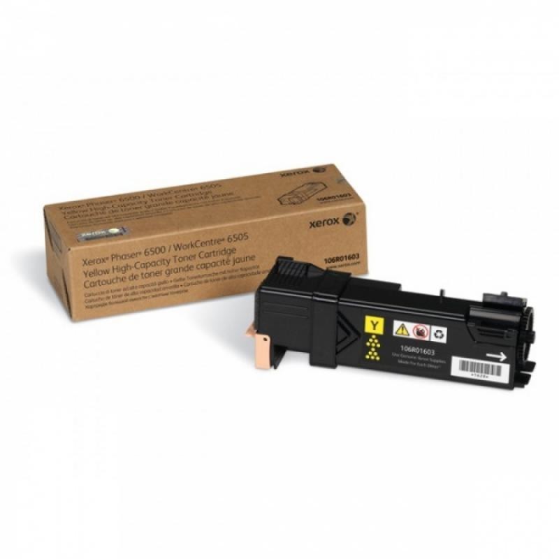 Toner xerox 106r01603 yellow 2.5 k phaser 6500 6505