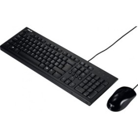 Kit tastatura + mouse asus u2000 cu fir mouse 1000dpi dimensions:keyboard: 46x15x3cm cable: 150cm mouse: