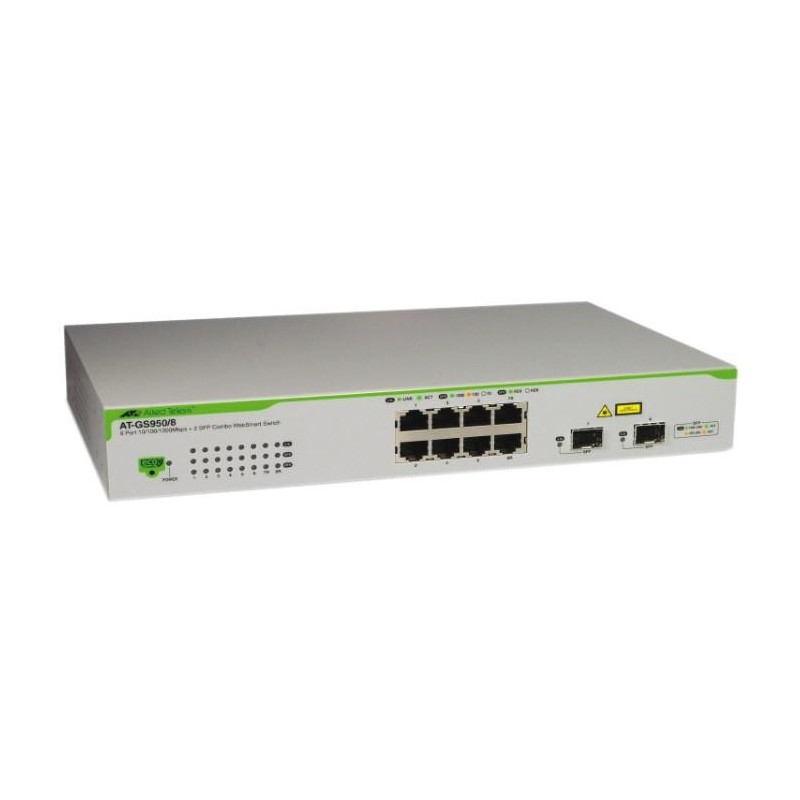 Switch allied telesis gs950 8 porturi gigabit 1 port sfp rackabil layer 2 smart-managed 5