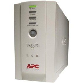 Ups apc back-ups cs stand-by 350va / 210w 4 conectori c13 baterie rbc2 optional extindere