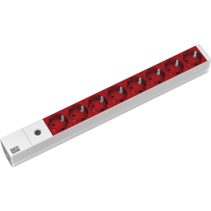 Bachmann it pdu 8 x prize schuko in iec c14 1u impamantare 16a/3600w siguranta 10alungime