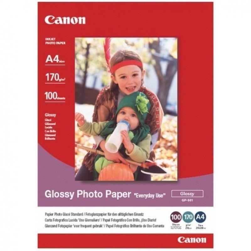 Hartie foto canon gp-501 a4 dimensiune a4 100 coli tip glossy greutate 170g/m2