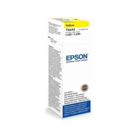 Cartus cerneala epson t6644 yellow capacitate 70ml pentru echipamente ciss l100/l110/l200/l210/l300/l355/l550