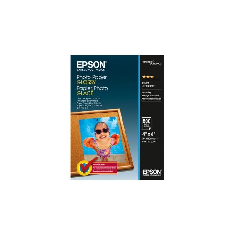 Hartie foto epson s042549 dimensiune 10x15cm 500 coli tip glossy greutate 200g/m2