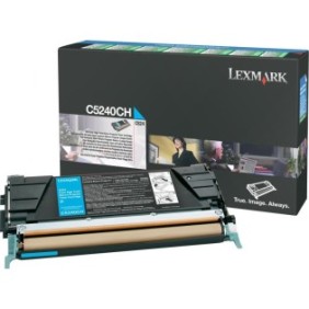 Toner lexmark c5240ch cyan 5 k c524  c524dn  c524dtn  c524n c532dn  c532n  c534dn  c534dtn  c534n