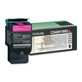 Toner lexmark c540h1mg magenta 2 k c540n  c543dn  c544dn c544dtn  c544dw  c544n  c546dtn  x543dn  x544dn