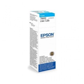 Cartus cerneala epson t6642 cyan capacitate 70ml pentru echipamente ciss l100/l110/l200/l210/l300/l355/l550