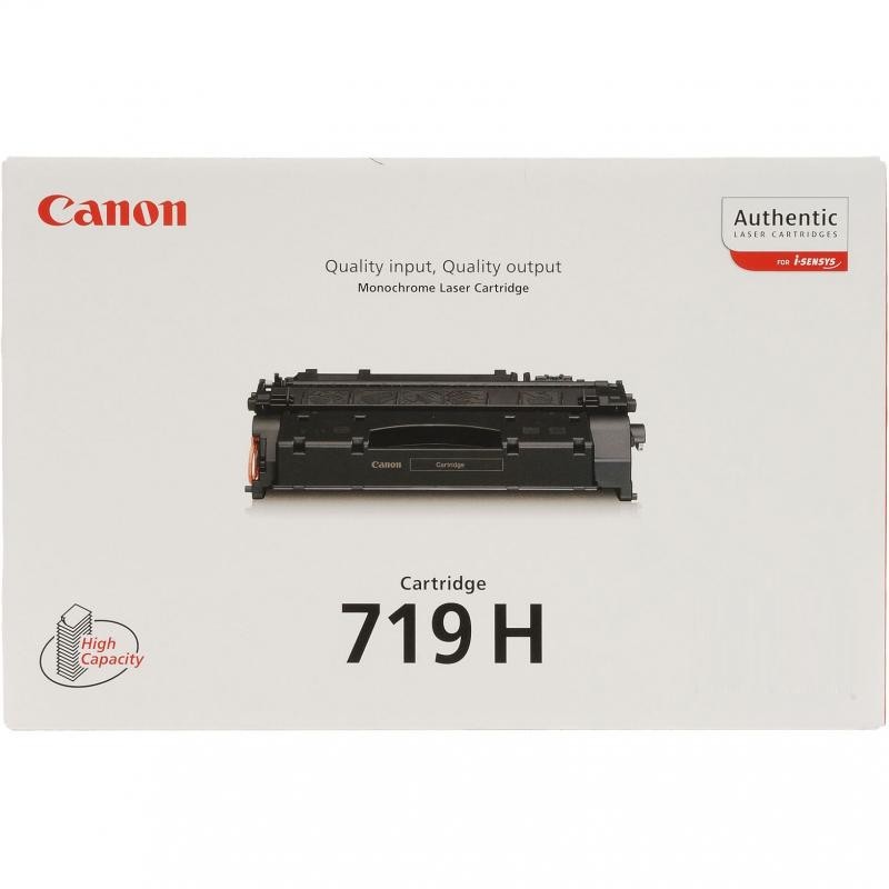 Toner canon crg719h black capacitate 6400 pagini pentru lbp6650dn lbp6300dn mf5580dn mf5840dn