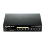 D-link switch dgs-1008 8 porturi gigabit 4 porturi poe 802.3af poebudget 52w capacity 16gbps dektop