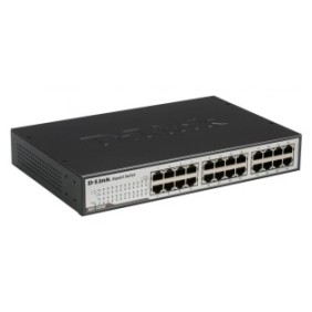 D-link switch dgs-1024d 24 porturi gigabit capacity 48gbps desktop fara management metal negru