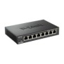 D-link switch dgs-108 8 porturi gigabit capacity 16gbps desktop faramanagement metal negru