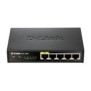 Switch d-link des-1005p 5 porturi 10/100mbps 4 port poe 802.3af desktop fara management