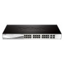 D-link switch dgs-1210-28 24 porturi gigabit 4 porturi sfp capacity56gbps 16k mac 19 rackmount websmart