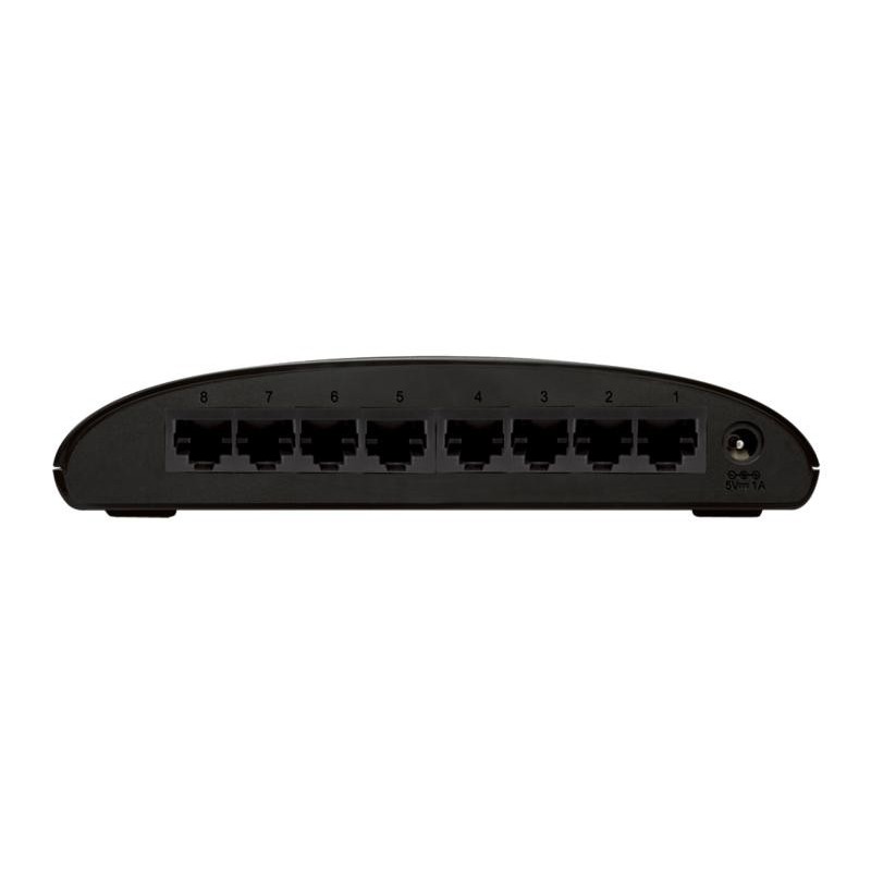 D-link switch des-1008d 8 porturi 10/100mbps desktop fara management plastic negru