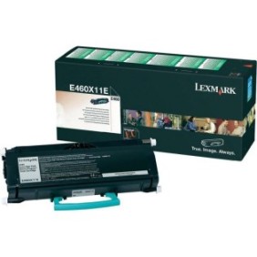 Toner lexmark e460x11e black 15 k e460dn  e460dw