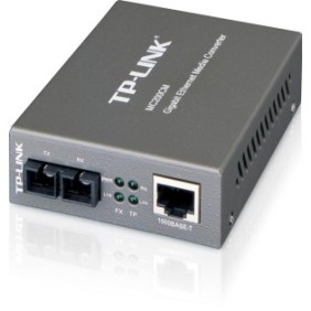 Switch media convertor tp-link 2 porturi (1x1000m sc/upc port 1x1000m rj45 port (auto mdi/mdix) 1000base-t