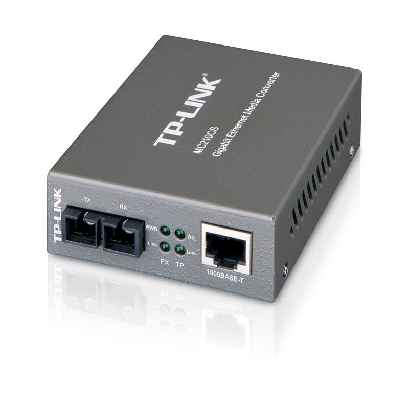 Switch media convertor tp-link 2 porturi (1x1000mbps sc 1x10/100/1000 mbps (rj-45)) 1000base-t to 1000base-lx/lh (sc)