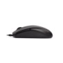 Mouse a4tech cu fir optic v-track op-530nu 1000dpi negru metal feet usb