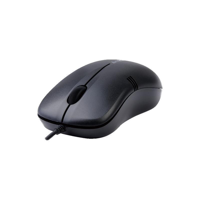 Mouse a4tech cu fir optic v-track op-560nu 1000dpi negru metal feet usb