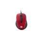 Mouse serioux cu fir optic pastel 3300 1000dpi rosu ambidextru blister usb