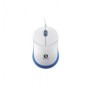 Mouse serioux cu fir optic rainbow 680 1000dpi albastru ambidextru blister mini usb