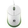 Mouse serioux cu fir optic rainbow 680 1000dpi verde ambidextru blister mini usb