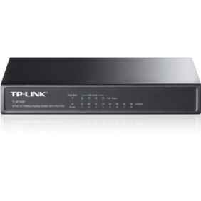 Switch tp-link tl-sf1008p 8 porturi 10/100mbps 4 porturi poe metal