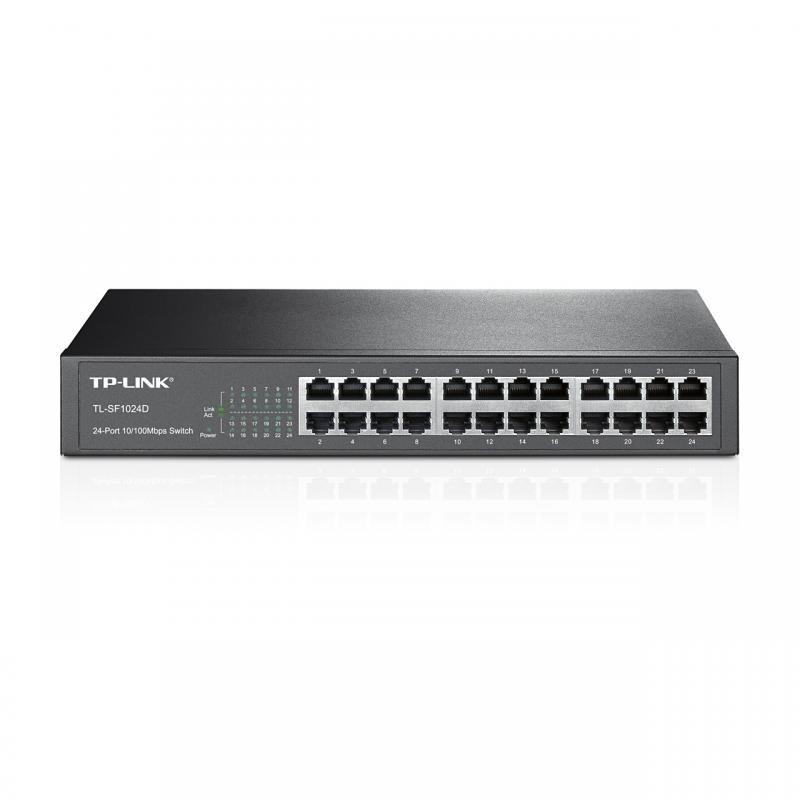 Switch tp-link tl-sf1024d 24 porturi 10/100mbps desktop/ rackmount 13 metal