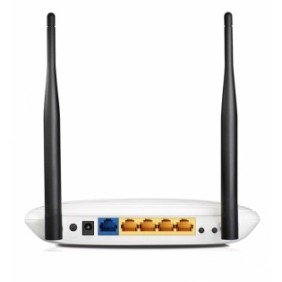 Router wireless tp-link tl-wr841n 1wan 10/100 4xlan 10/100 2 antene fixe 5dbi n300 atheros 2t2r